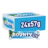 Bounty Coconut Milk Chocolate Duo Bars Bulk Box, 24x57g