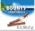 Bounty Crispy Rolls, Milk Chocolate, Coconut, Biscuit Snack Bar, Multipack 5 x 23.4g