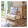 Bow Gingham Print Cushion Covers, Blue – 45 X 45cm