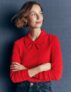 Bow Neck Knitted Jumper Poppy Red – 15% off w/Code
