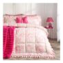 Bows Frill Edge Coverless 7.5 Tog Duvet Set with Pillowcase KING