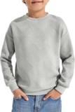 Boys Crew Neck Sweatshirt Plain Jumper – 5-14 Years – Sold by Zecio / FBA
