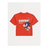 Boys Sonic the Hedgehog Red Graphic Cotton T-Shirt (5 – 14 Years)