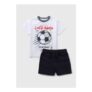 Boys White Football Top & Short Set (1-7yrs) – 4-5 Yrs