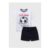 Boys White Football Top & Short Set (1-7yrs) – 4-5 Yrs