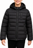 Boys Winter Coat Warm Lightweight Puffer Jacket Full Zip Up Padded Coats