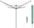 Brabantia 60m Lift-O-Matic Washing Line with Ground Spike – Free c&c