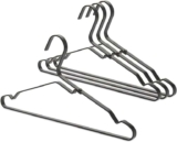 Brabantia Aluminium Clothes Hangers Set of 4 Black