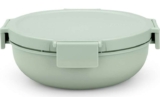 Brabantia Make & Take Salad Bowl 1.3L Jade Green – Removable Tray – Airtight Closure – Leakproof – W/Voucher