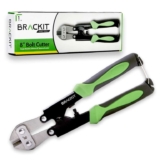 Brackit Bolt Cutter 8 (200mm) CR-MO Steel Mini Cropper Tool with Non Slip Rubber Handles for Cutting Wires, Cables & Small Fasteners