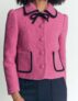 Branscombe Bow Jacket Pink Solid – w/Code
