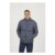 Brave Soul Blue Funnel Neck Padded Jacket