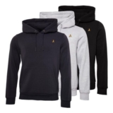 Brave Soul Mens Howard Three Pack Hoodies Black/Grey/Navy