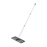 Breeins Garden Lawn Levelling Rake with Aluminium Alloy Rollers
