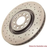 Brembo max grooved High Performance Brake Disc pair – Various model, Audi / Seat / Skoda / VW