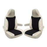 Bremer Seat Covers for RV & Driver/Passenger Seats Beige/Black 828