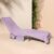 Brentfords Sun Lounger Towels with Pockets, Large Beach Towel in a Bag Sunlounger Holiday Accessories Swimming Pool Quick Dry Sunbed Towel, 215 x 75cm, Purple