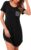 Bresdk Nightdresses for Women UK Short Sleeve Ladies Nighties Casual Nightshirt Nightdress Summer Crew Neck Nightwear Loungewear with Striped Pocket