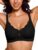 Bresdk Wireless Bras for Women Seamless Full Coverage Comfort T-Shirt Jelly Bra with Scalloped Neckline S-3XL