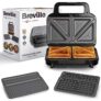 Breville 3 in 1 Sandwich, Waffle and Panini Maker, VST098 – Instore Watford
