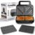 Breville 3-in-1 Ultimate Snack Maker, Deep Fill Toastie Maker, Waffle Maker & Panini Press, Non-Stick Plates, Black&Stainless Steel – Prime