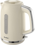 Breville Bold Vanilla Cream Electric Kettle 1.7L 3kW Fast Boil Cream & Silver Chrome VKT223