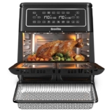 Breville Halo Flexi Air Fryer & Large Mesh Tray Digital Dual Oven 11L: Serves 10 Fry, Bake, Grill, Roast & Reheat 2400w – VDF138