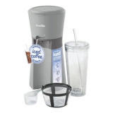 Breville Iced Coffee Maker, Single Serve Cup & Straw, Grey