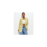 Bright Green Linen Blend Blazer