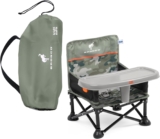 Bright Starts Ford Bronco Pop N Sit Portable Booster Chair, Floor Seat, Indoor/Outdoor Use, Compact Fold, Camo Print, 6 Mos – 3 Yrs