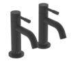 Bristan Mila Black 130mm Cloakroom Lever 2 Tap Holes Basin Pillar Tap (657JE) (Free C&C)