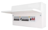 British General Fortress 16-Module 10-Way Populated High Integrity Dual RCD Consumer Unit (466PX) (Free C&C)