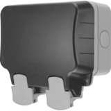 British General IP66 13A 2-Gang SP Weatherproof Outdoor Switched Socket – Free C&C