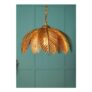 Brookby Palm Ceiling Light Brass