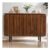 Brooklyn Slatted 2 Door Mango Wood Large Sideboard