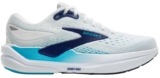 Brooks Mens Ghost Max 3 Running Shoes in Bright White/Beacon Blue/Teal