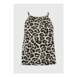Brown Animal Co Ord Cami Top