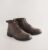 Brown Borg Lined Cord Trim Boots – Sizes 7/8/9/10 Free C&C