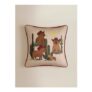 Brown Capybara Cowboy Cushion