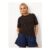 Brown Embellished Stitch Detail Knitted T-Shirt