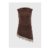 Brown Lace Trim Longline Ruched Co Ord Top – 12