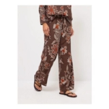 Brown Paisley Wide Leg Trousers (FREE C&C)