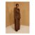 Brown Satin Wide Leg Trousers