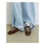 Brown Suede Lace up Trainers