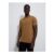Brown Textured Polo Top
