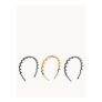 Brushworks Brushworks Zig Zag Headband – 3 Pack