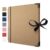 Bstorify Scrapbook Album, 60 Pages, 21×21 Cm, Brown