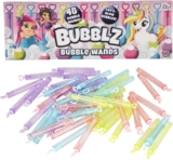 Bubblz 48-Pack Pastel Bubble Solution with Wands Mini Bubble Bottles with Stick Wands for Kids Ideal for Party Bag Fillers, Outdoor Play & Birthdays Bubble Toy Set for Ages 3