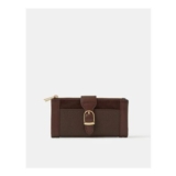 Buckle Faux Leather Purse