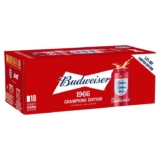 Budweiser Limited Edition Beer 18 x 440ml ABV 4.5%